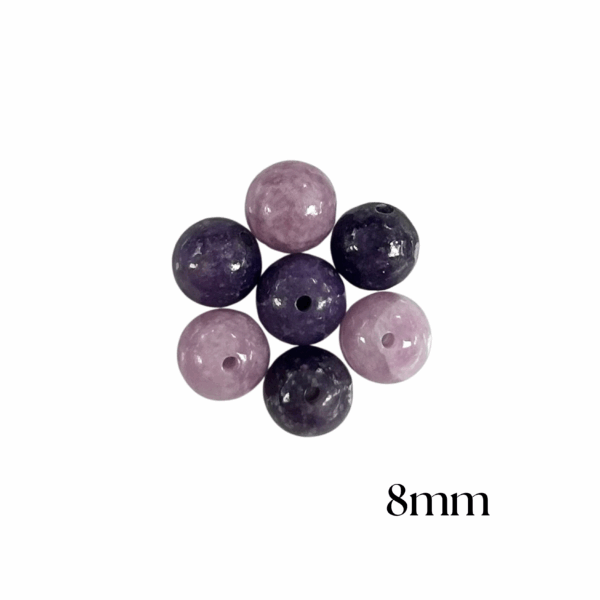 PERLES LÉPIDOLITE