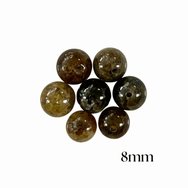 PERLES GRENAT VERT