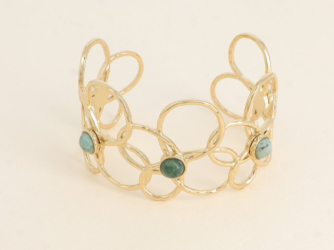 BRACELETS MANCHETTES FLORALES – Image 2