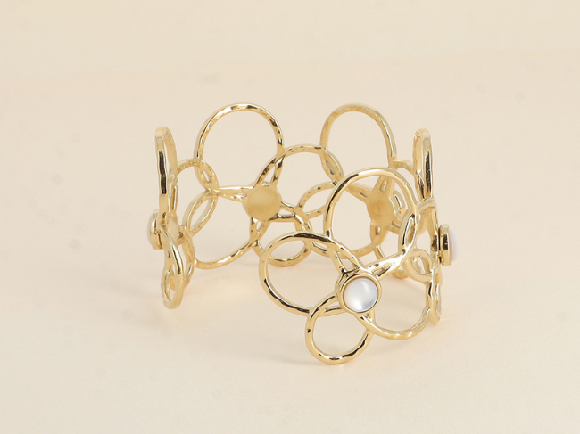 BRACELETS MANCHETTES FLORALES – Image 4