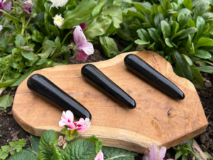 BATONS DE MASSAGE OBSIDIENNE NOIRE