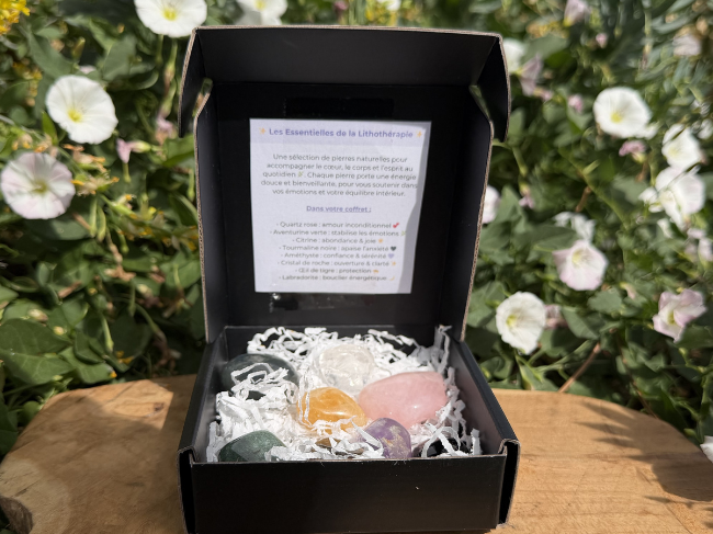 COFFRET LES ESSENTIELLES DE LA LITHOTHÉRAPIE