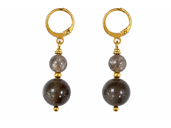 BOUCLES NYX PIERRE DE LUNE NOIRE