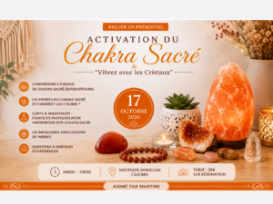 ATELIER ACTIVATION DU CHAKRA SACRÉ